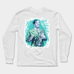 Louis Armstrong - An illustration by Paul Cemmick Long Sleeve T-Shirt